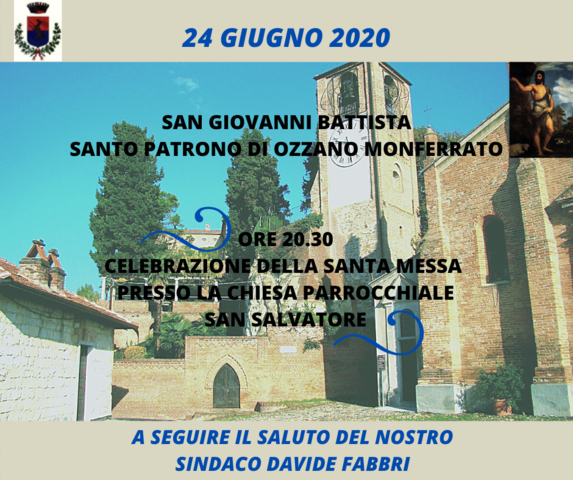 24 GIUGNO 2020 - SAN GIOVANNI BATTISTA