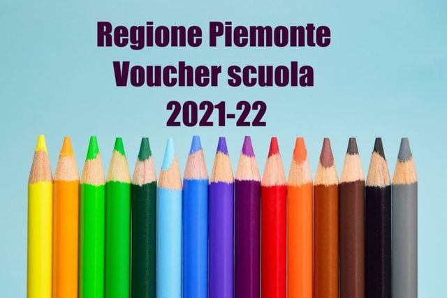 Voucher scuola 2021-2022 Bando Regione Piemonte 